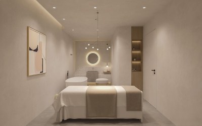 侘寂美容SPA店3D模型下载